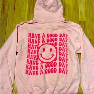 A :-) face sweatshirt